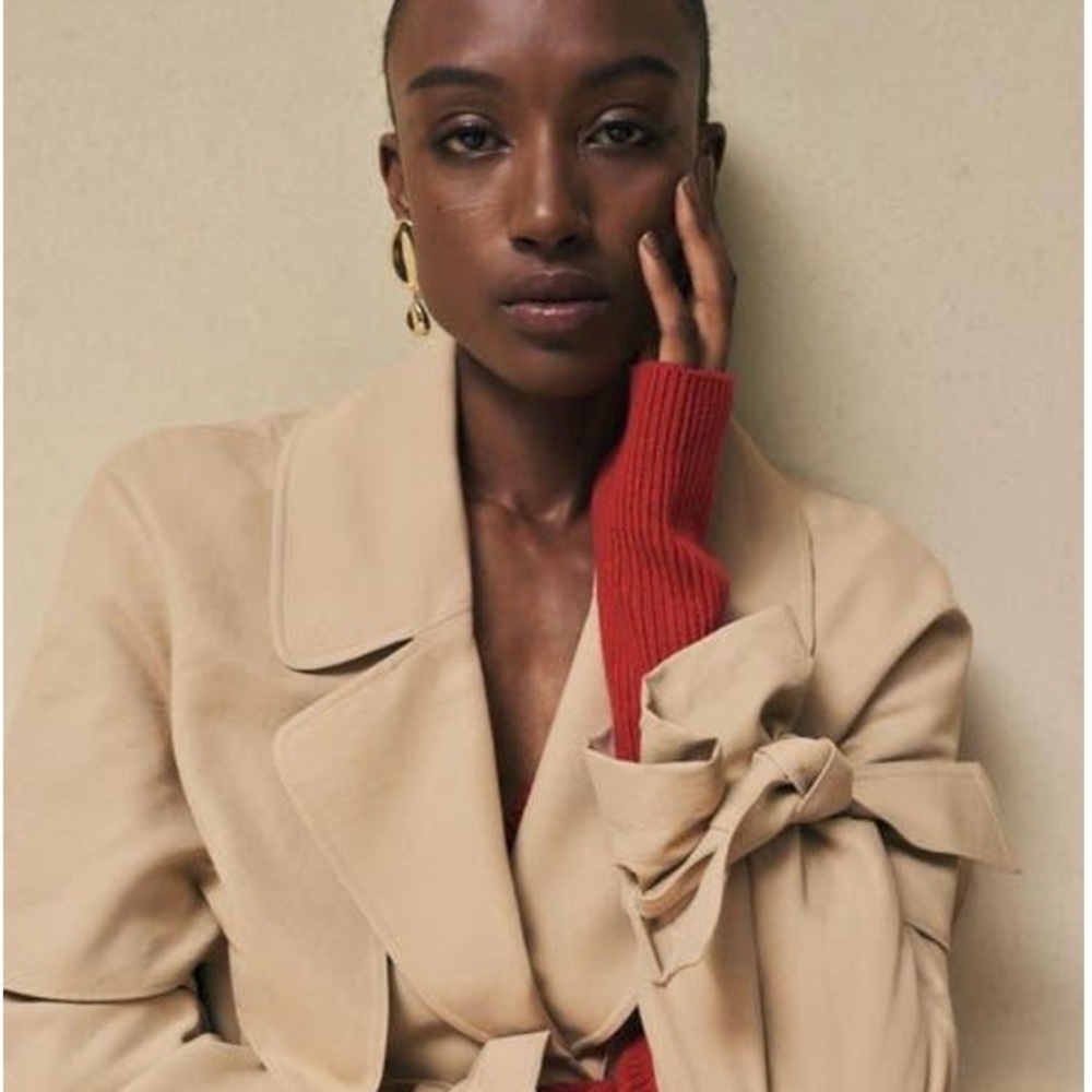 Nordstrom x Harlem Fashion Row | Trench Coat | Small | Like new - Picture 8 of 9